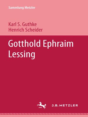 cover image of Gotthold Ephraim Lessing